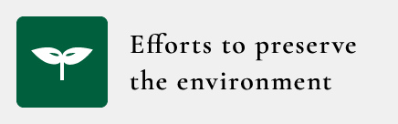 Efforts to preserve the environment